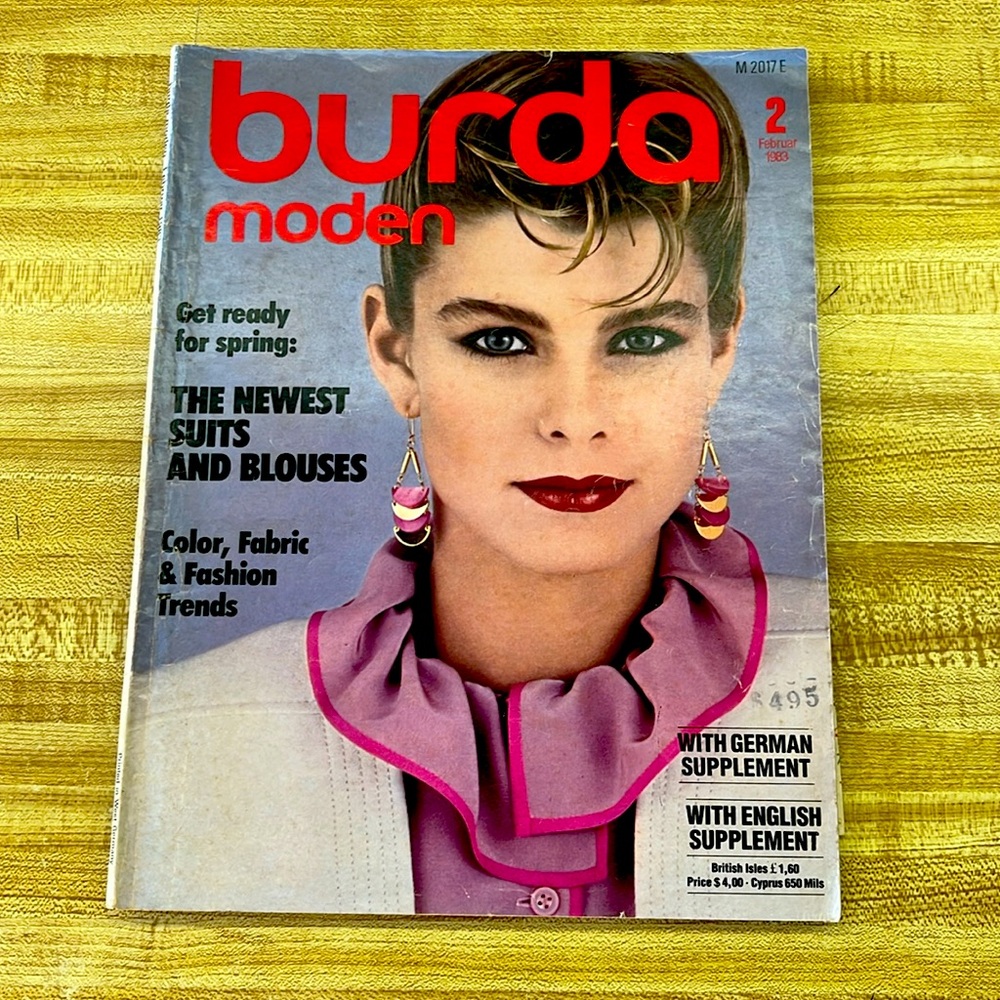 Vintage Burda magazine